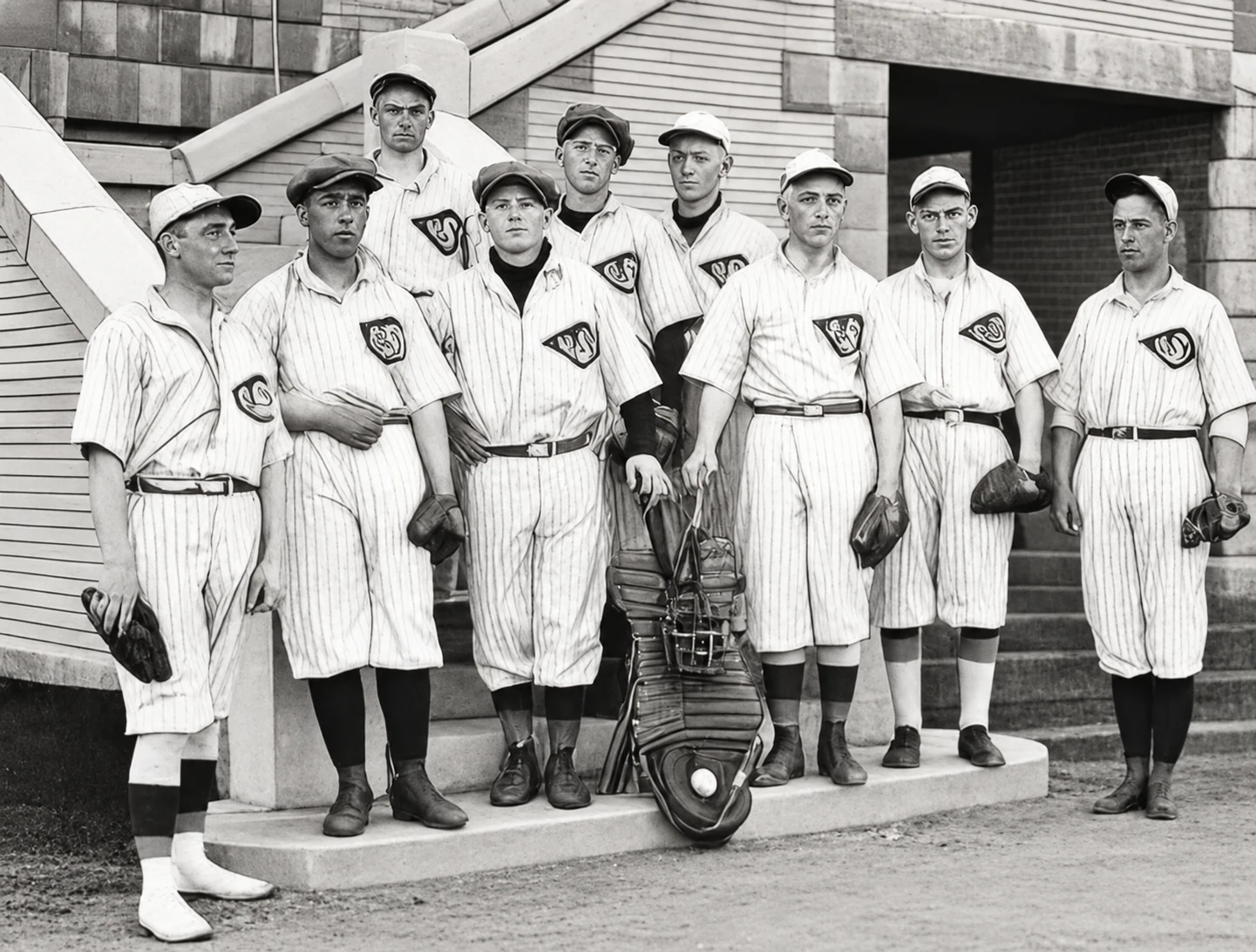 La squadra di softball en 1924