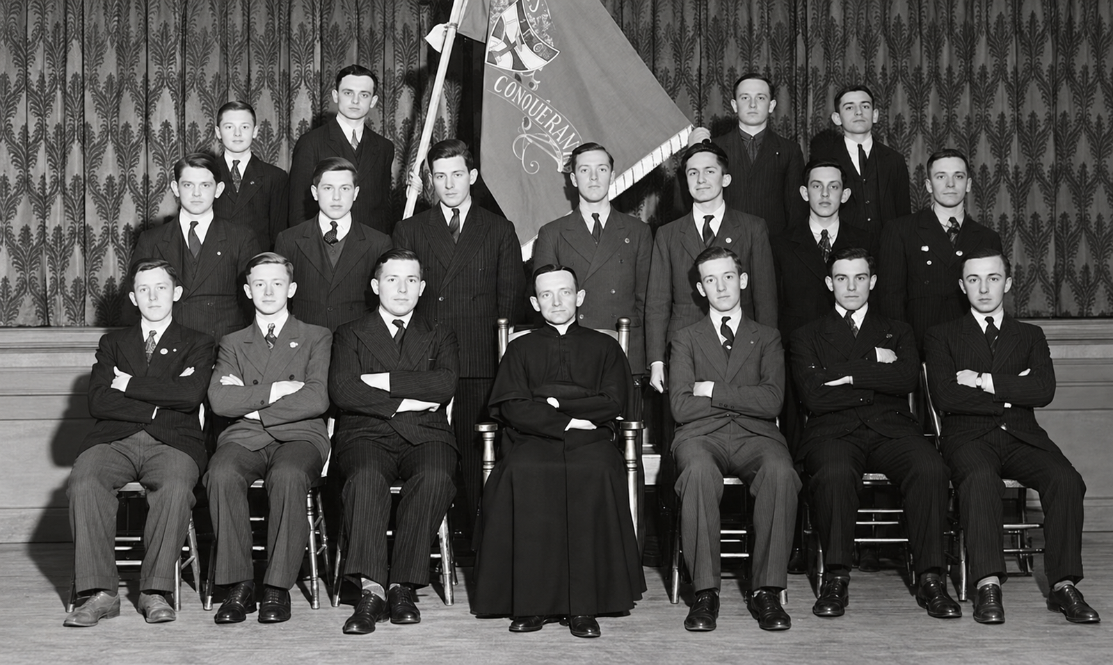 Groupe d'élèves en 1940-1941