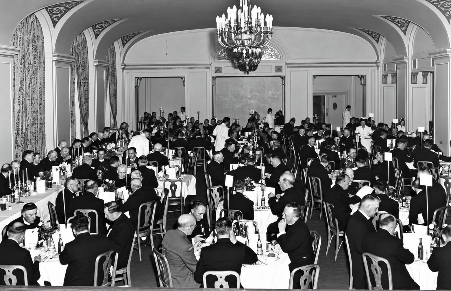 Banquet des fêtes du 50è en 1946