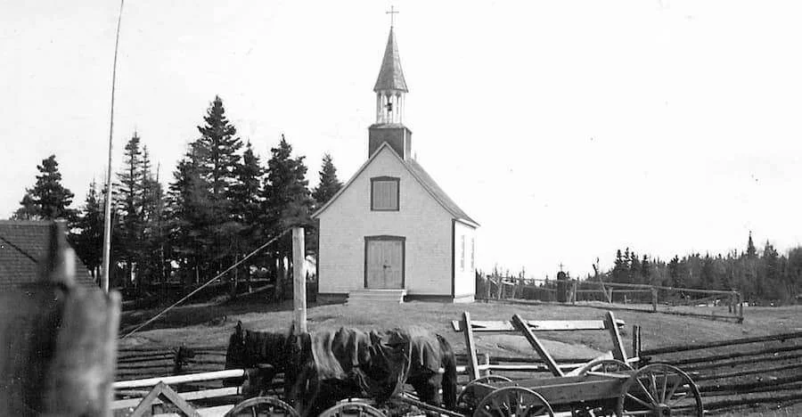Îlets Chapel and the site of the former altar