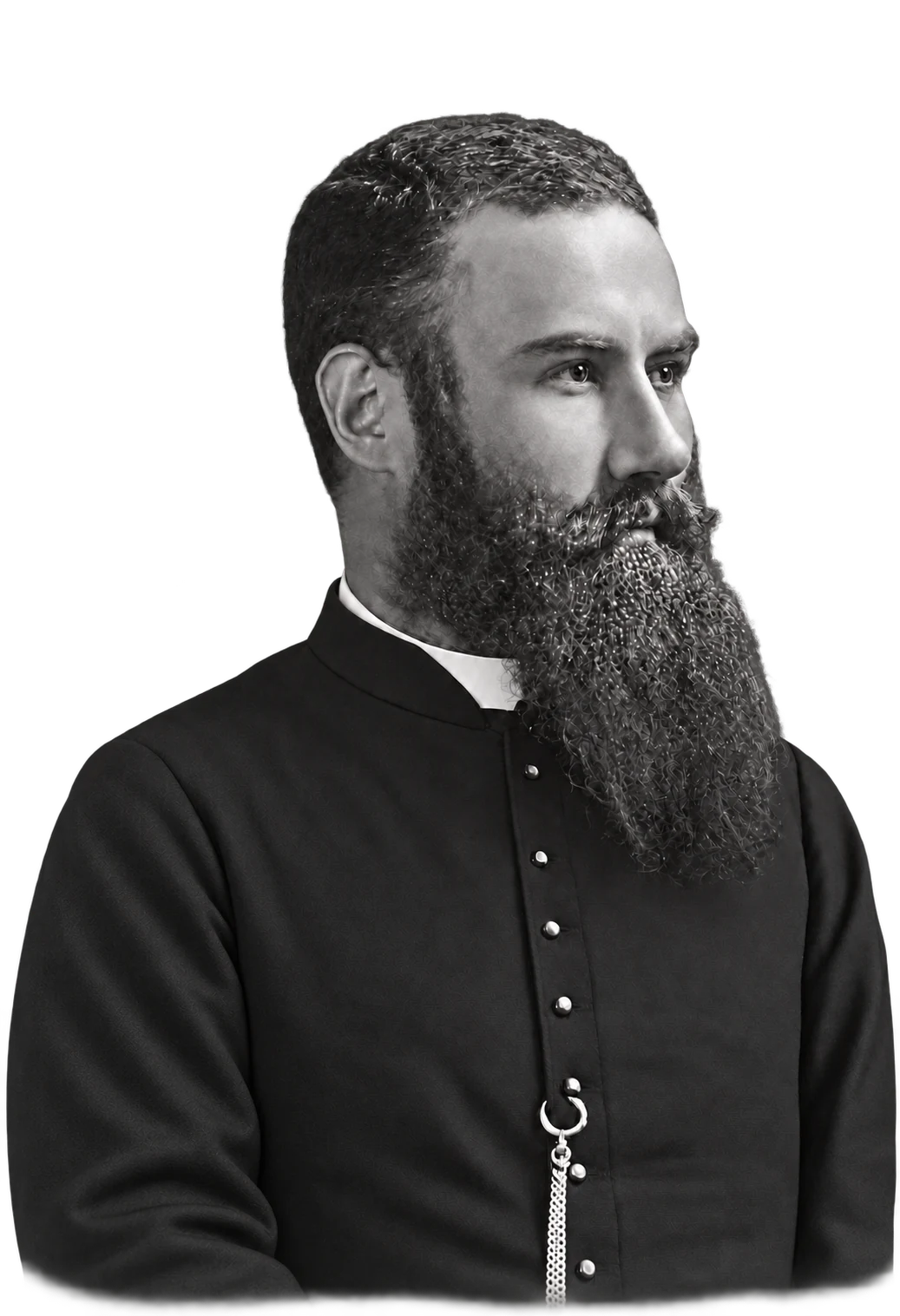 Retrato de perfil de Jean Le Jollec