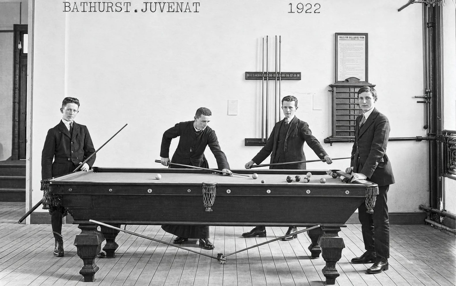 Partita a biliardo nel 1922
