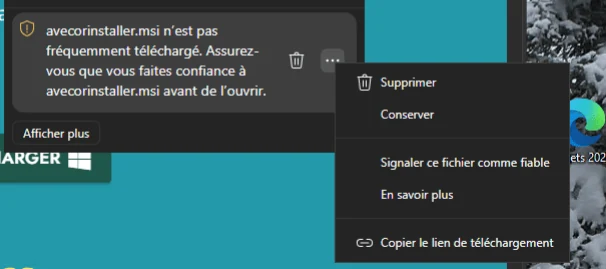 1. Open the file menu in your downloads.
