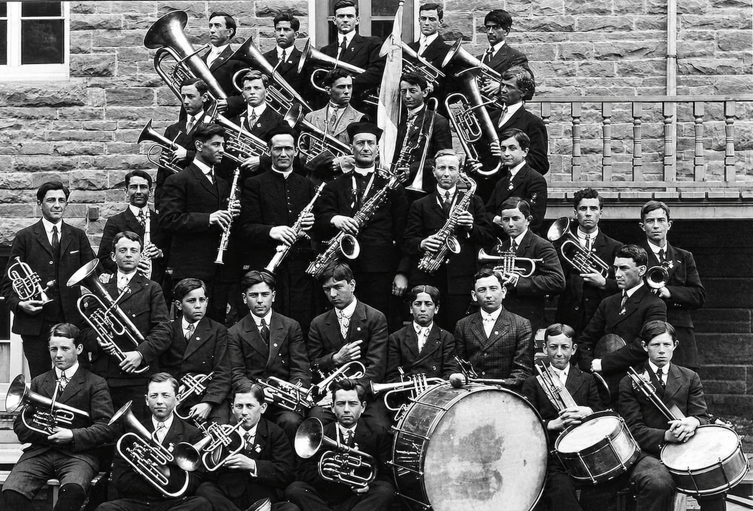 Fanfare avec le Père Raflegeau