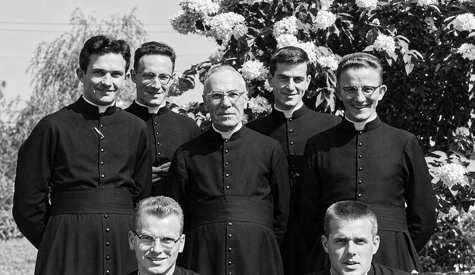Seminaristi incorporati, tra cui padre Quirion