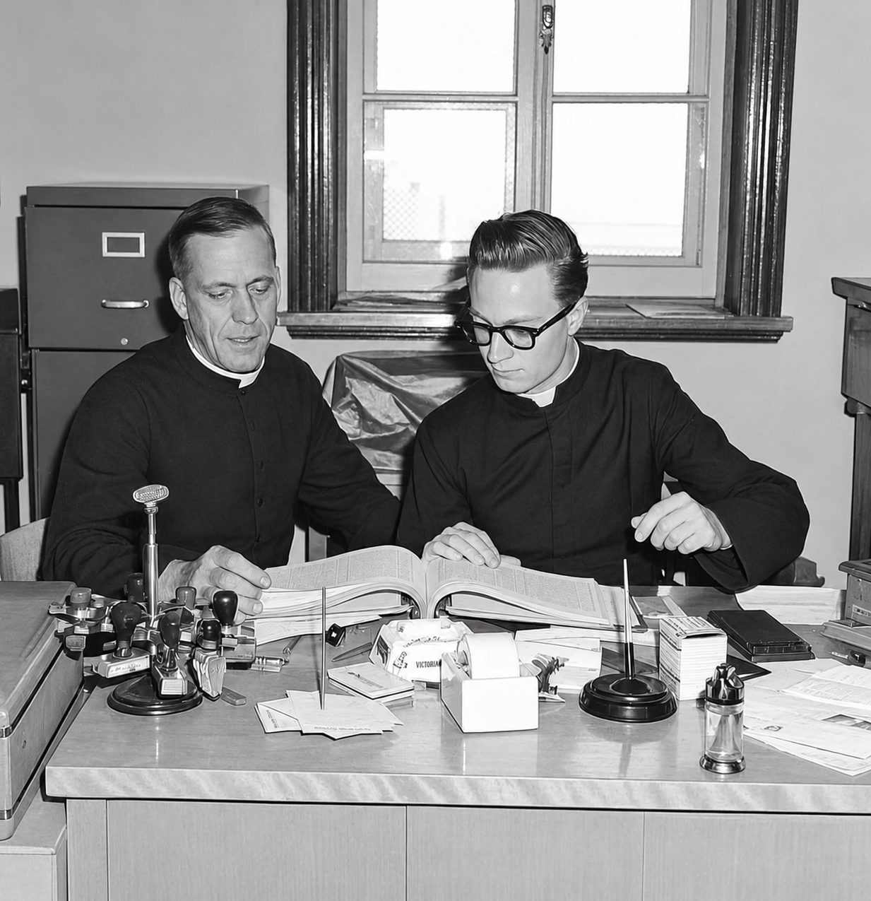 Fr Joseph et Normand Martin