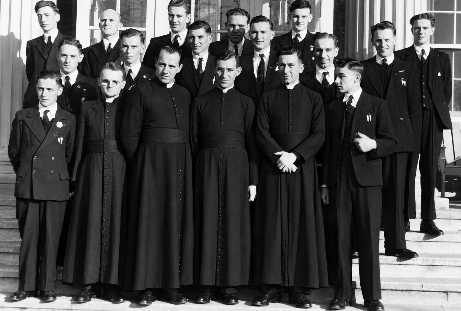 Gruppo di seminaristi nel 1947